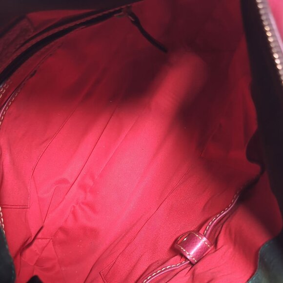 Dooney & Bourke Florentine Handbag Red Leather The 'Twist Strap Hobo' - Picture 8 of 12